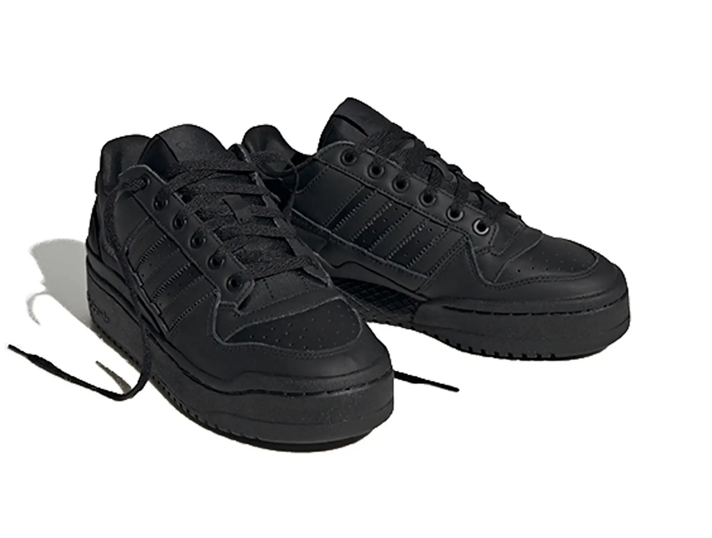 Zapatillas Adidas Forum Bold Stripes Mujer Mono Negro