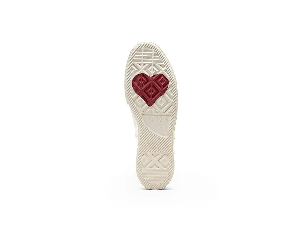 Zapatillas Converse Chuck Taylor All Star Lift (Hearts Valentine's Day) Mujer Burdeo