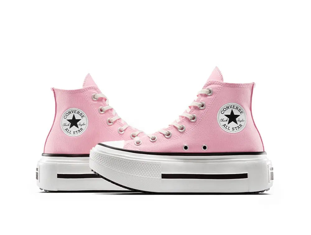 Zapatillas Converse Chuck Taylor Lift Double Stack Mujer Rosada
