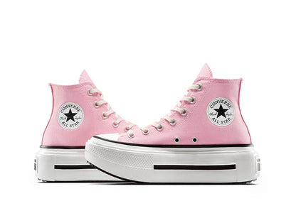 Zapatillas Converse Chuck Taylor Lift Double Stack Mujer Rosada