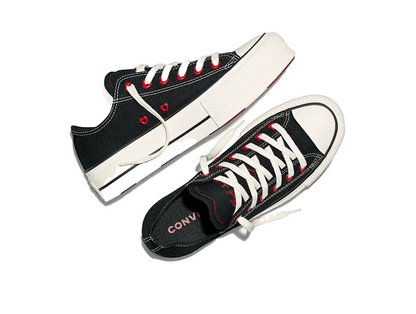 Zapatillas Converse  Chuck Taylor Lift Hi (San Valentin) Mujer Negro-Rojo