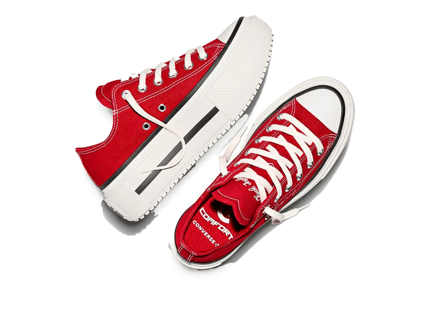 Zapatillas Converse Double Stack Hi (San Valentin) Mujer Rojo