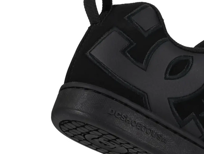 Zapatillas DC Court Graffik Mujer Mono Negro
