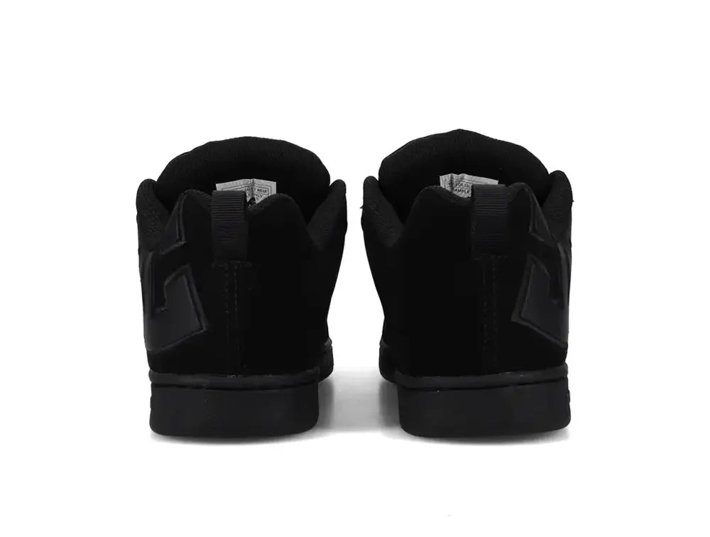 Zapatillas DC Court Graffik Mujer Mono Negro