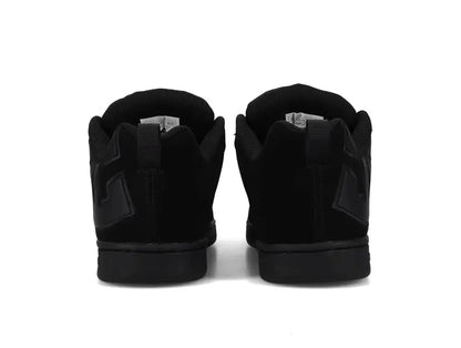 Zapatillas DC Court Graffik Mujer Mono Negro