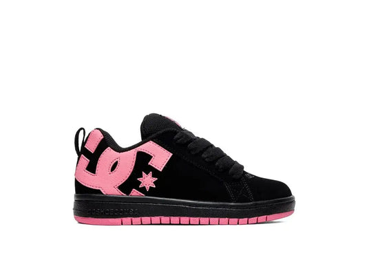 Zapatillas Dc Court Graffik Niños Negro