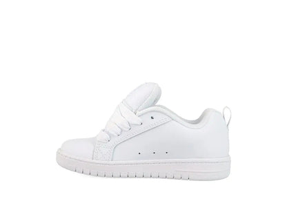 Zapatillas Dc Court Graffik Niños Blanco