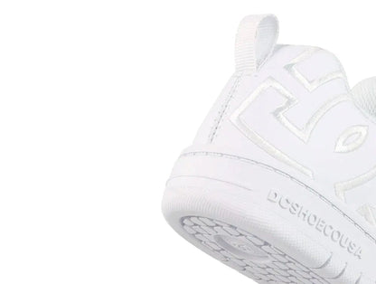 Zapatillas Dc Court Graffik Niños Blanco