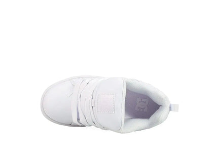 Zapatillas Dc Court Graffik Niños Blanco