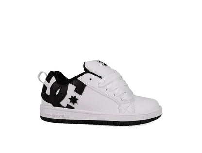Zapatillas Dc Court Graffik Niños Blanco