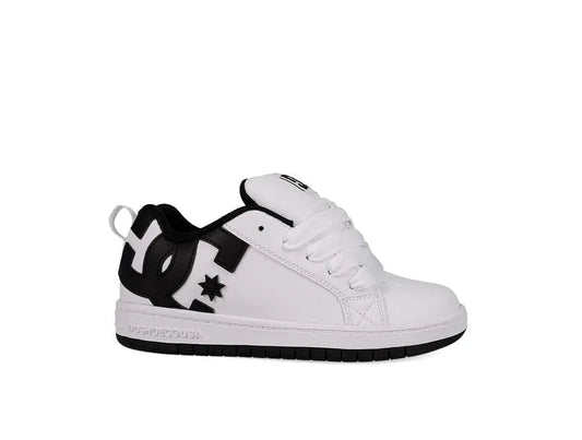 Zapatillas Dc Court Graffik Niños Blanco