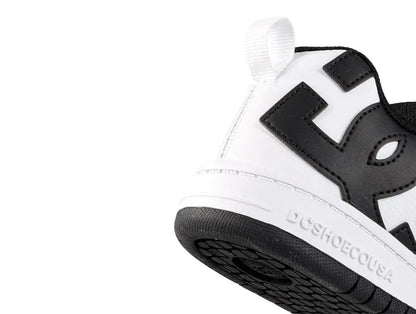 Zapatillas Dc Court Graffik Niños Blanco