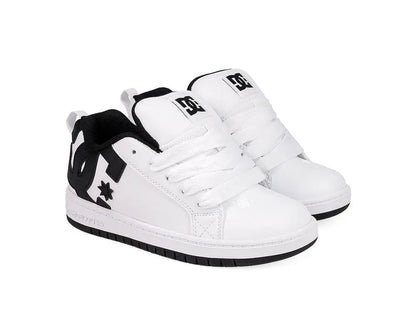 Zapatillas Dc Court Graffik Niños Blanco