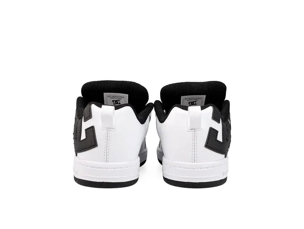 Zapatillas Dc Court Graffik Niños Blanco