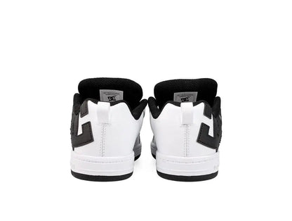 Zapatillas Dc Court Graffik Niños Blanco