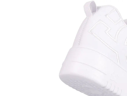 Zapatillas Dc Court Graffik Plataforma Mujer Blanco