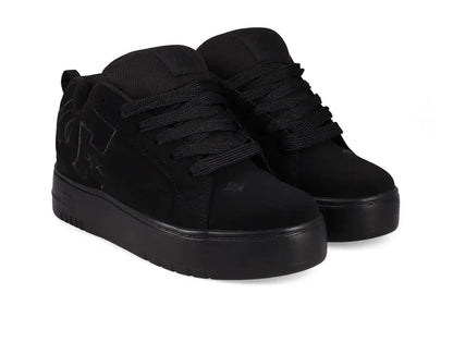 Zapatillas Dc Court Graffik Plataforma Mujer Mono Negro