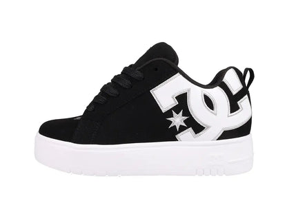 Zapatillas Dc Court Graffik Plataforma Mujer Negro
