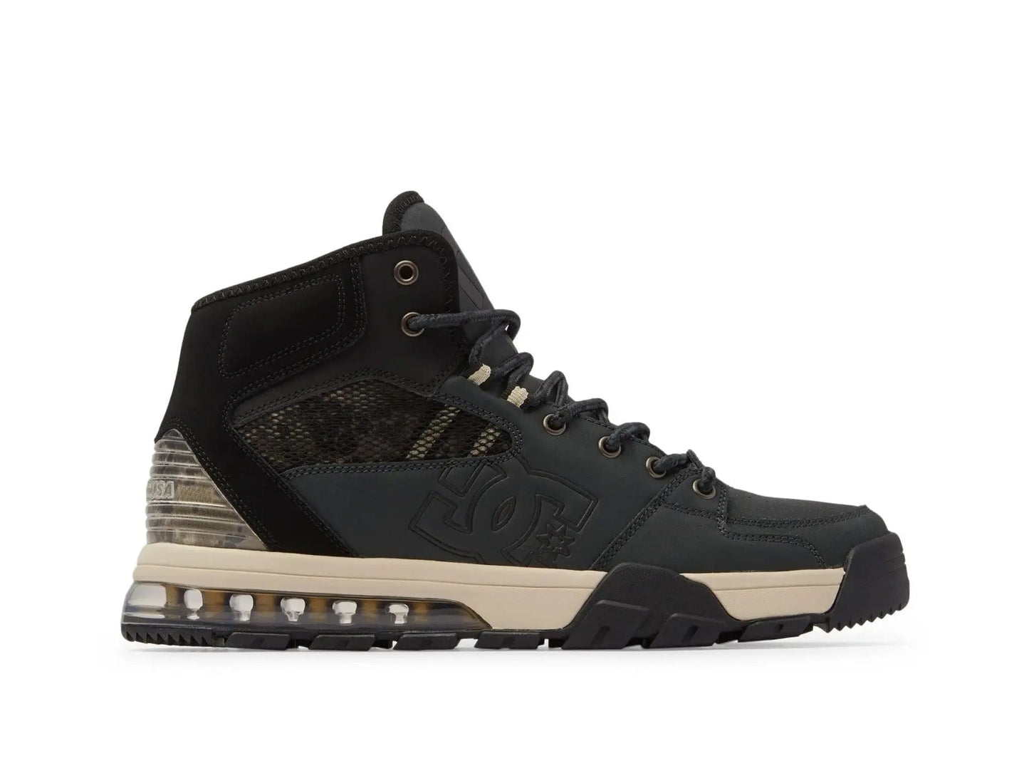 Zapatillas Dc Versatile Hi Lth Hombre Negro
