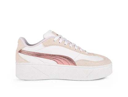 Zapatillas Puma Club II Era Platform Metallic Mujer Blanco