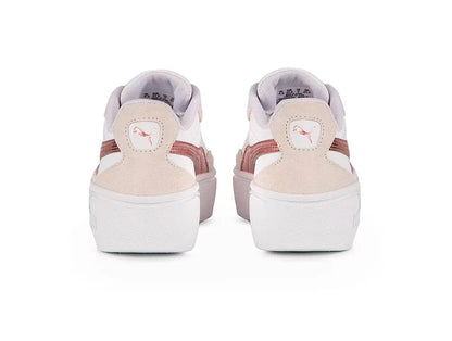 Zapatillas Puma Club II Era Platform Metallic Mujer Blanco